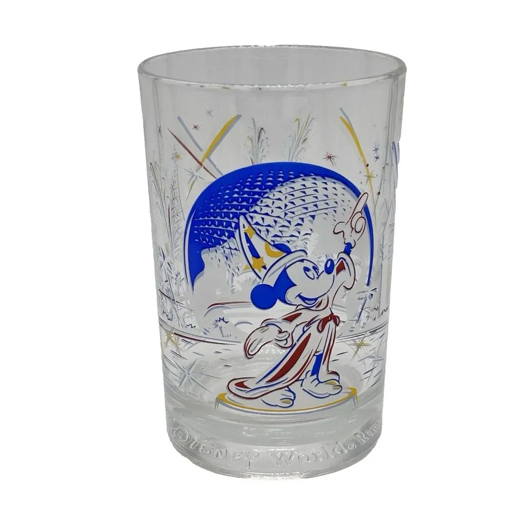 Walt Disney World 100 years of Magic 25th Anniversary Glass Mickey